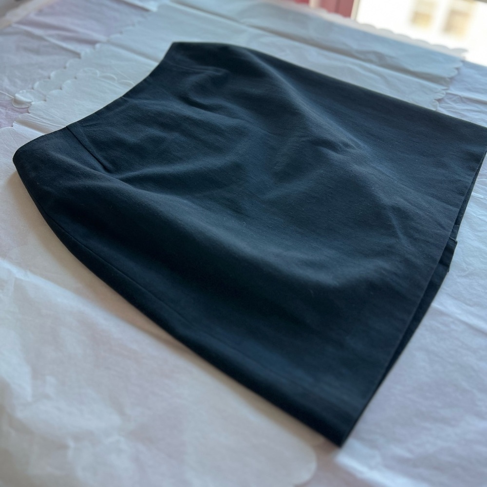 EUC VTG 90s Brettons Classic Black Pencil Skirt simple sz 4